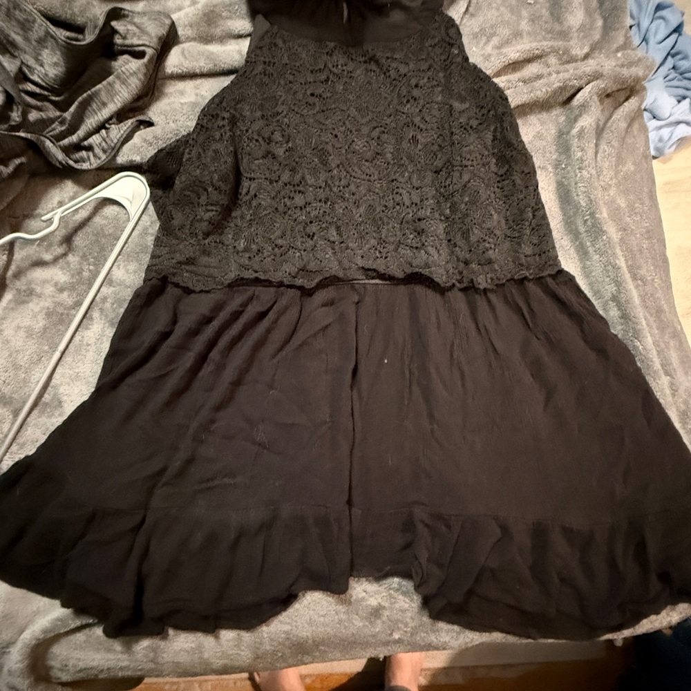 Torrid Black Lace Top